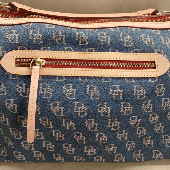 Dooney & Bourke Blue and Brown Women's Bag - Picture 3 of 14